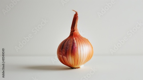 Fresh Vidalia Onion Alone on White Background