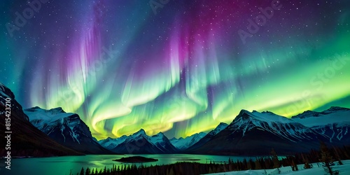 Aurorae in vivid colours and patterns