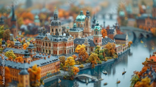 tilt-shift effect The Nobel Prize Museum honors the legacy of Alfred Nobel and celebrates Nobel laureates' contributions to humanity.