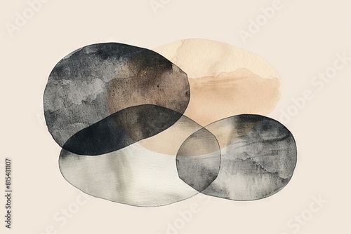 Abstract minimalist nordic vibrant wallpaper, design, decor style that captures the essence of art, with bold brushstrokes and a dynamic color palette. Great as poster, card, frame inspiration