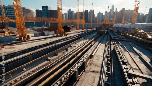 Construction of electric rail extension in the capital 