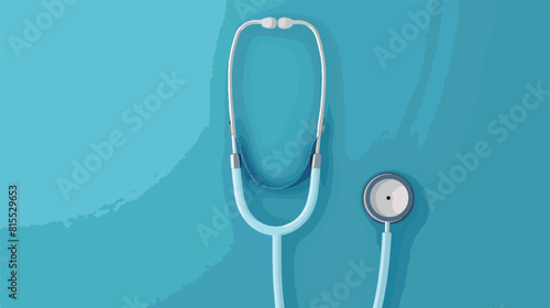 Medical des over blue background vector illustration