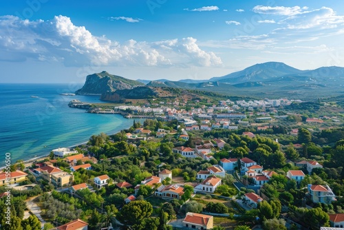 An Aerial Perspective Revealing Zakynthos in Full Color
