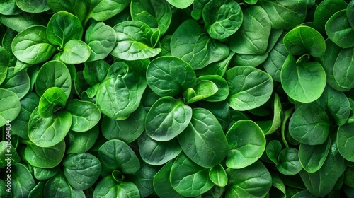 Vibrant greens: spinach, microgreens, and more.