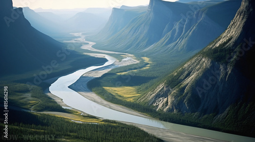 Nahanni National Park Reserve in the northwest