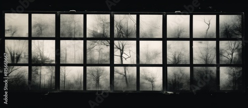 real flat bed scan of black and white hand copy contact sheet with 12 empty film frames 120mm film photo placeholder
