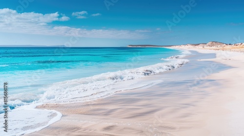 Blue Water Beach on the Yorke Peninsula, South Australia with White Sandy Beaches