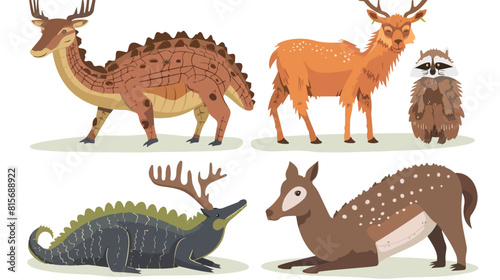 Wild animals Four. North and South American fauna. Am