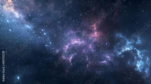 abstract Space galaxy milky way nebula background.generative ai