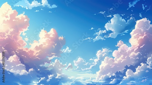 Background of the sky with clouds