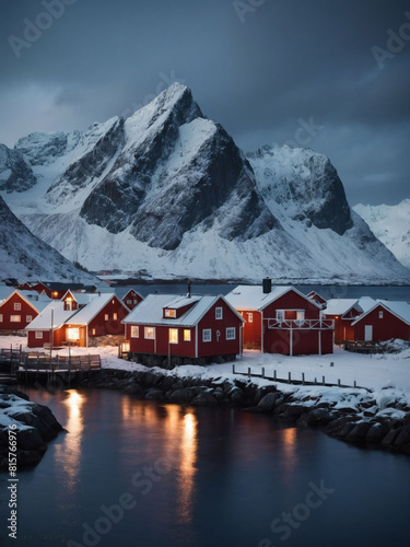 Fantasy in Lofoten, Fictional Views Evoking the Beauty of Norway's Islands.