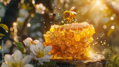Unveiling the Enchanting Essence of Honeycomb with Honey Nature's Golden Elixir 