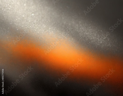 black orange grey bokeh , a normal simple grainy noise grungy empty space or spray texture , a rough abstract retro vibe shine bright light and glow background template color gradient Mniej 