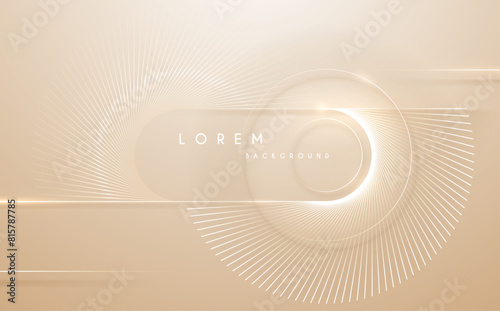 Abstract soft golden lines background
