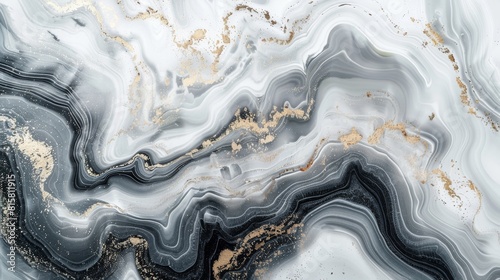 Abstract painting. Liquid marble.