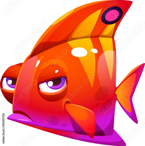 Suspicious Fish Character