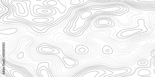 Topographic map contour background. Topo map with elevation. Contour map vector. Topographic pattern texture. Map on land vector terrain. Elevation