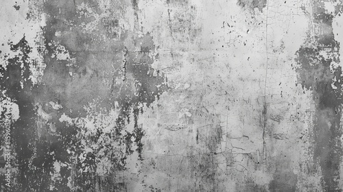 distressed vintage grey wallpaper texture with blank grunge surface abstract graphic design background