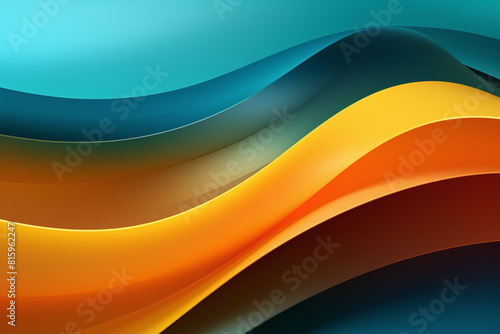 Colorful and dynamic waves form a striking abstract wallpaper