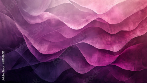Vibrant Abstract Waves Background in Shades of Pink and Purple, Ideal for Creative Design and Artistic Concepts, Rich Textured Look 8K Wallpaper High-resolution