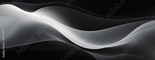 A black and white image of a wave with a white background. The image has a moody and mysterious feel to it