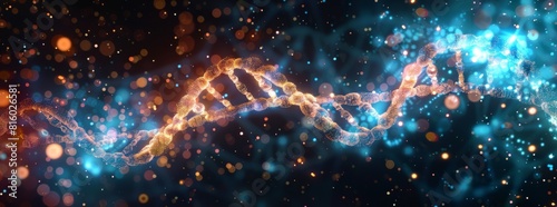 DNA gene background science helix cell genetic medical biotechnology biology bio