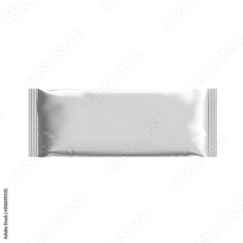 Blank snack bar mockup isolated on transparent background 