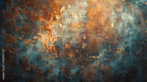 background rusty oldfashioned with space for your design : Generative AI