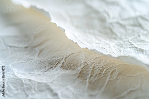 A close up of a white piece of paper