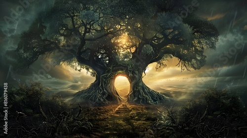 SelfDiscovery Among Ancient Trees A Timeless Journey of Growth and Wisdom