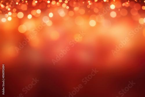 oil lamp with red light blur bokeh background.