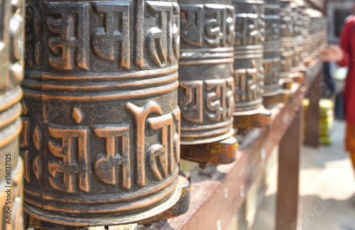 prayer wheels in Nepal