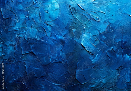 This deep blue textured abstract background showcases dynamic paint strokes, perfect for best-seller wallpaper use