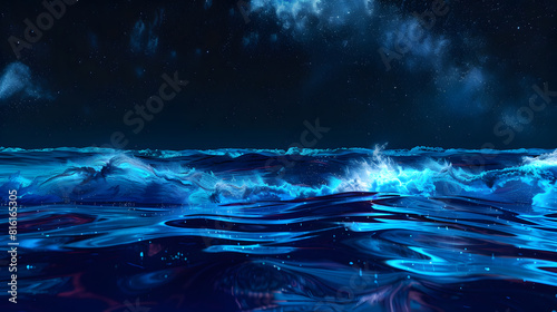 abstract background blue ocean