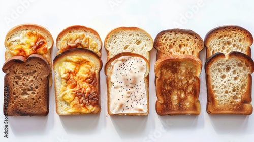 It offers a range of crispiness and browning levels for toasted bread slices.