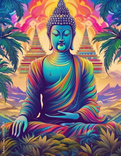 ilustración de Buda(6).