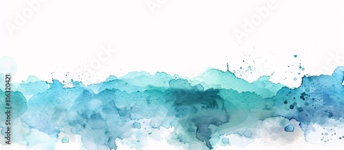 Abstract Watercolor Seascape Artwork