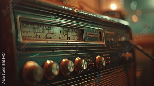 Vintage Radio Close Up
