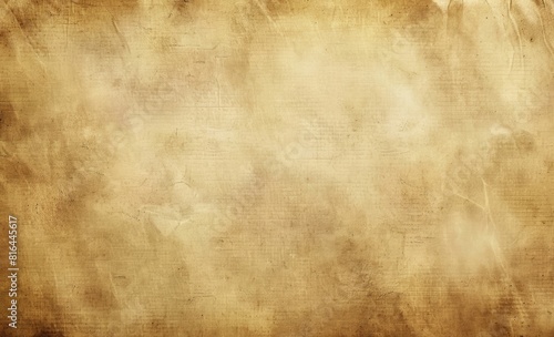 A blank, aged parchment background with subtle sepia tones and faded edges for text or design elements.