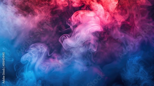 Smoke and gas wallpaper