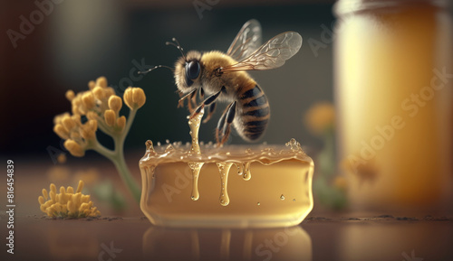 Bee With Honey