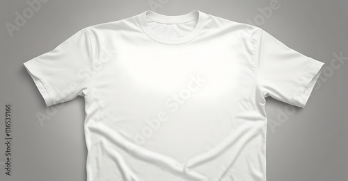 White T shirt mockup. male clothes wearing clear attractive apparel tshirt models template