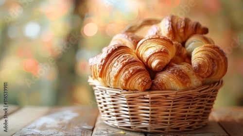 The focus is on the texture of the flaky crusts, with steam gently rising from the warm pastries. The background