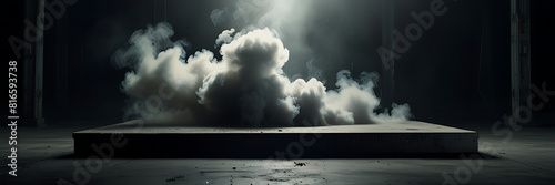  Link ×Title: Fog or smoke, white smog clouds on floor, isolated transparent special effect.