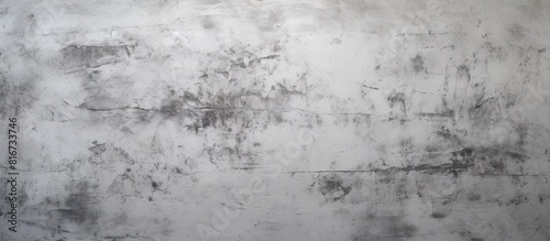 A textured gray wall made of cement with a slightly light gray color providing an abstract paint texture as a background for a copy space image