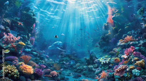 Dive into a world of imagination and wonder with our extensive undersea collection, featuring fantastical creatures, mythical landscapes, and magical underwater kingdoms.