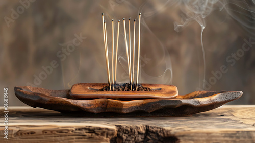 incense sticks in a temple