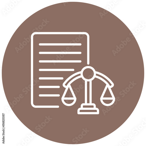 Lawful Basis vector icon. Can be used for Compliance And Regulation iconset.