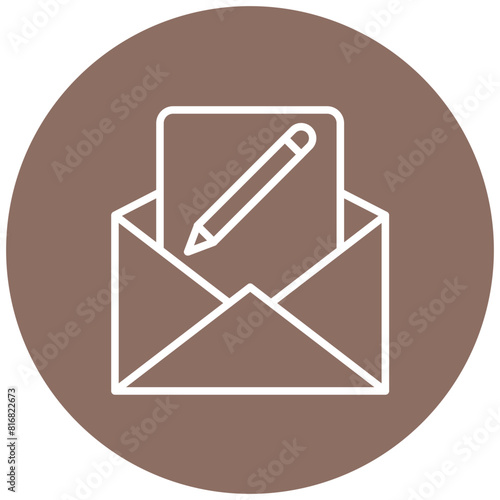 Draft Messages vector icon. Can be used for Digital Retail iconset.
