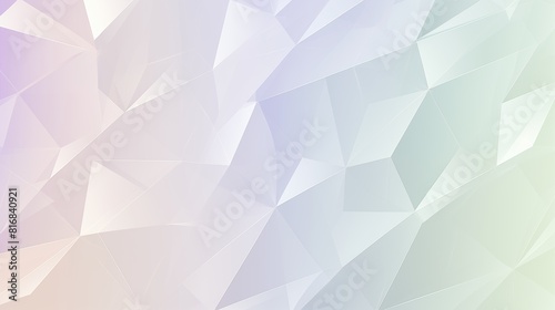 Abstract Geometric Low-Poly Background with Pastel Gradient Colors.